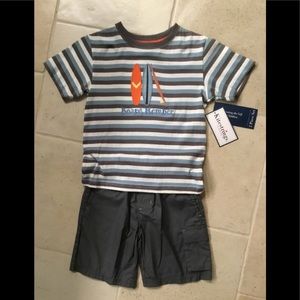 2 pc Tee & Short Set Hartstrings Size 4T.  NWT